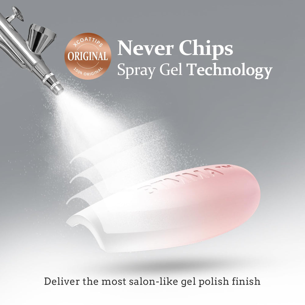 BTArtboxnails XCOATTIPS comfortable fit for flat or curved nails.