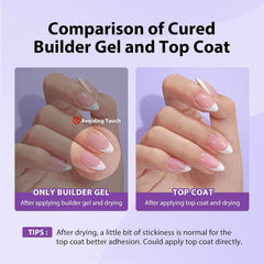 BTArtboxnails XCOATTIPS protecting duo shields French tips from chipping.