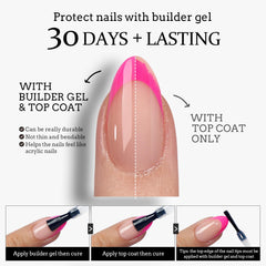 BTArtboxnails XCOATTIPS french tip design on nails enhances polish look.