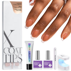 BTArtboxnails XCOATTIPS kit cover for a complete DIY French manicure setup