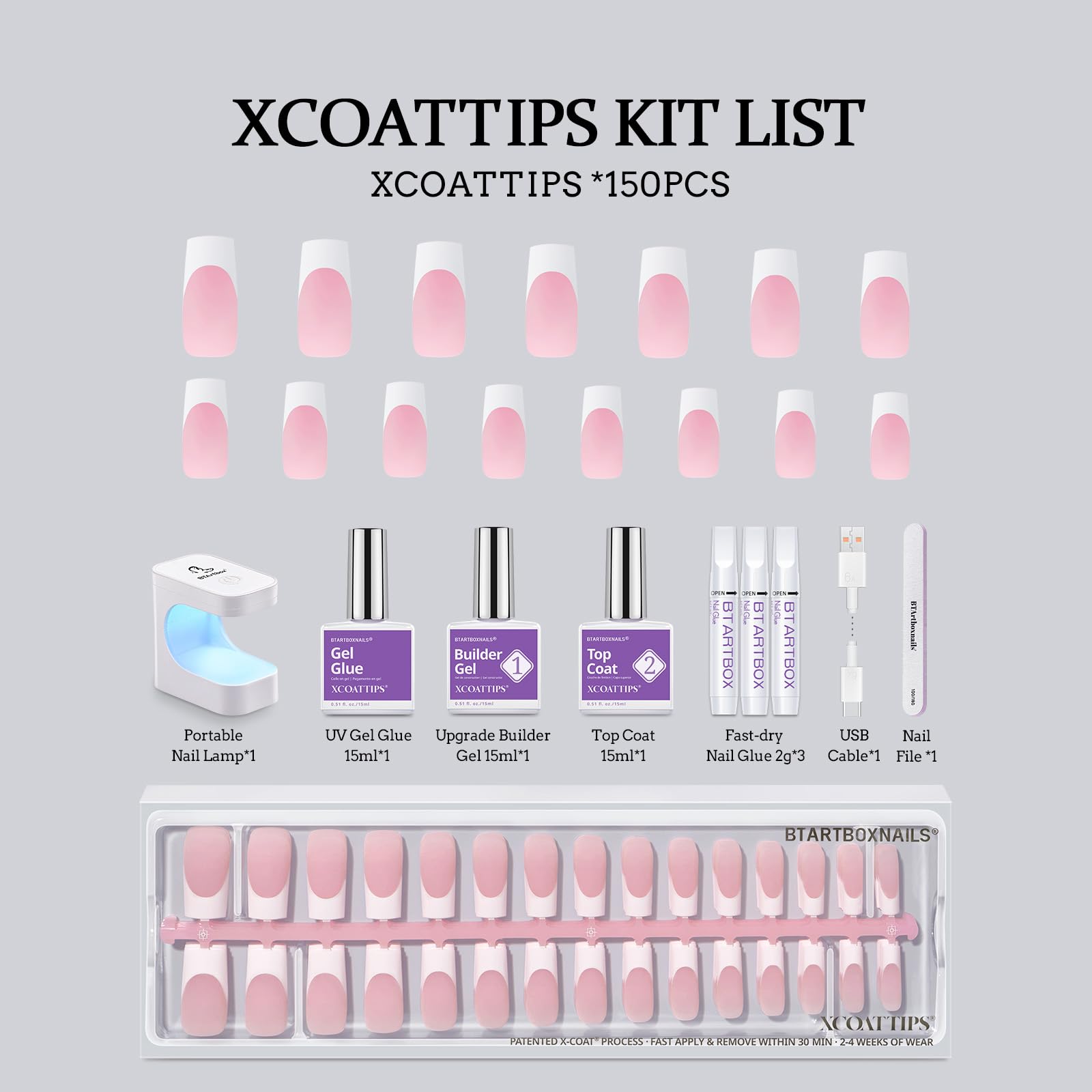 BTArtboxnails XCOATTIPS nail file for shaping and prep