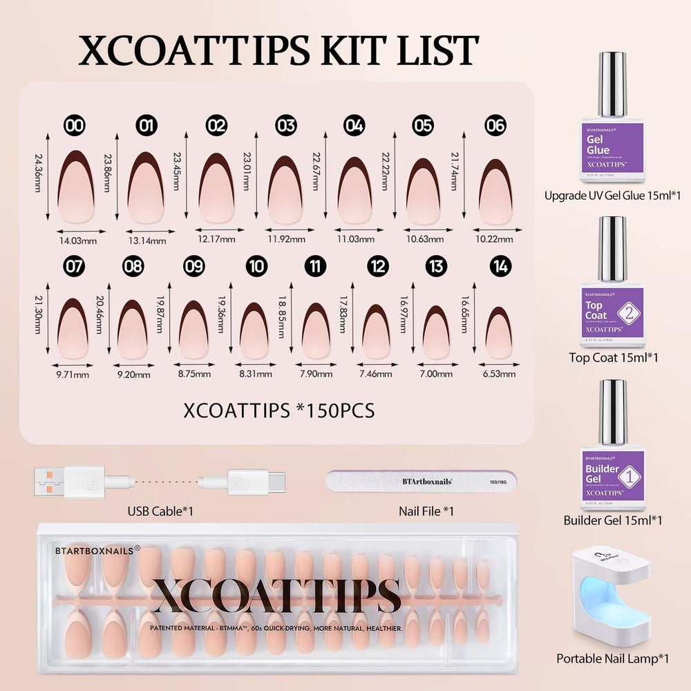 BTArtboxnails XCOATTIPS nail lamp close-up highlights quick curing in home setting