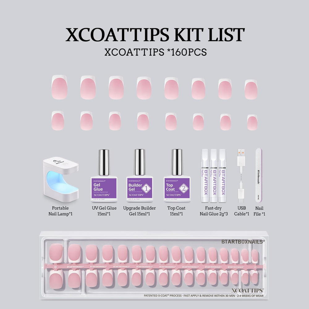 BTArtboxnails XCOATTIPS nail lamp speeds gel curing.
