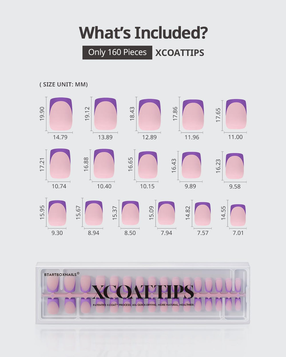 BTArtboxnails XCOATTIPS natural ultra-thin finish for a professional look