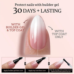 BTArtboxnails XCOATTIPS patented X-Coat enables UV curing through tips.
