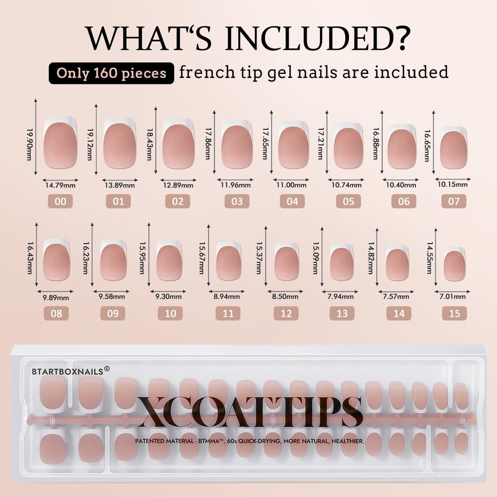 BTArtboxnails XCOATTIPS patented X-Coat enables UV curing through tips