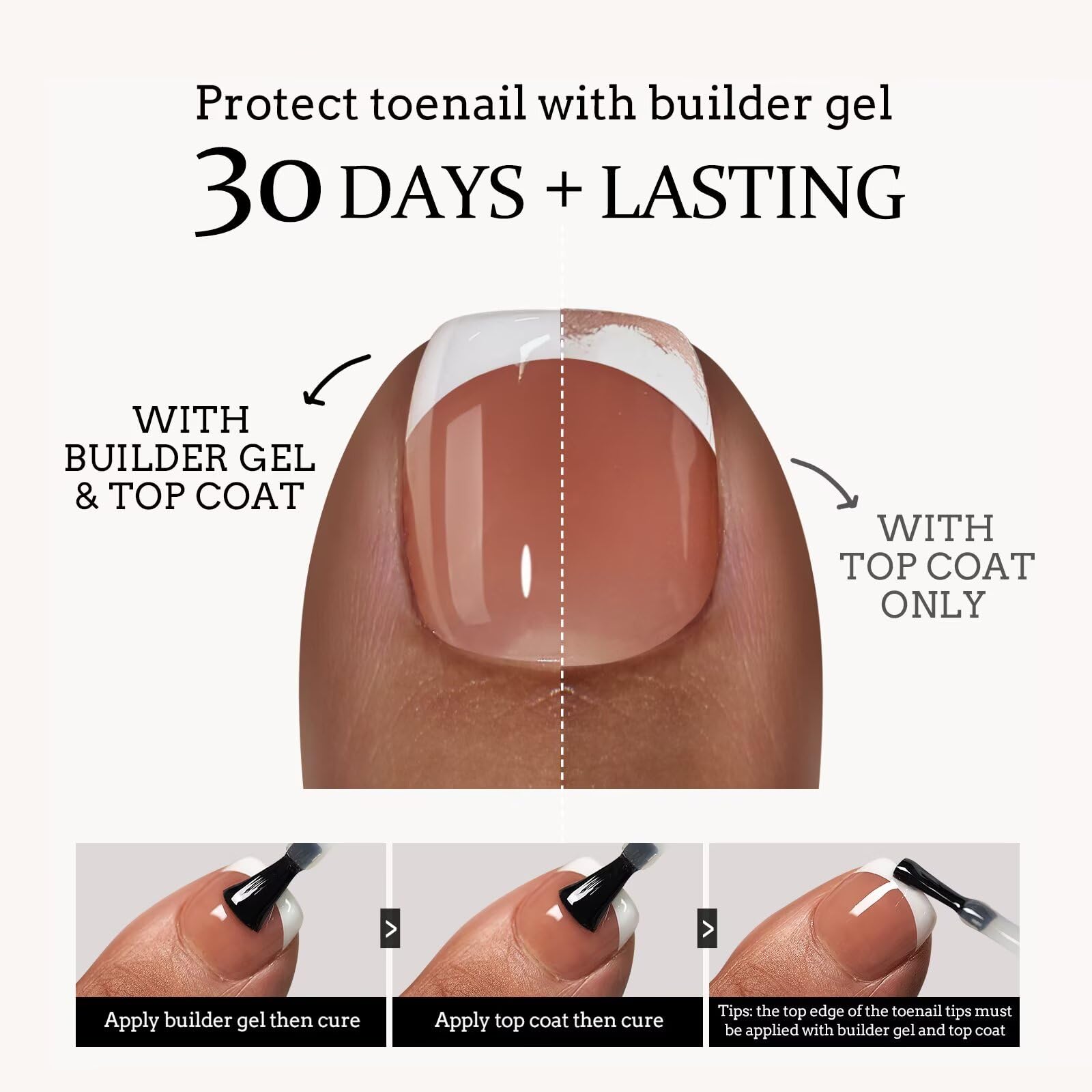 BTArtboxnails XCOATTIPS soak-off soft gel material is pliable