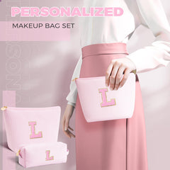 Btffitting trendy pouch makeup bag in pink ideal as a stylish gift
