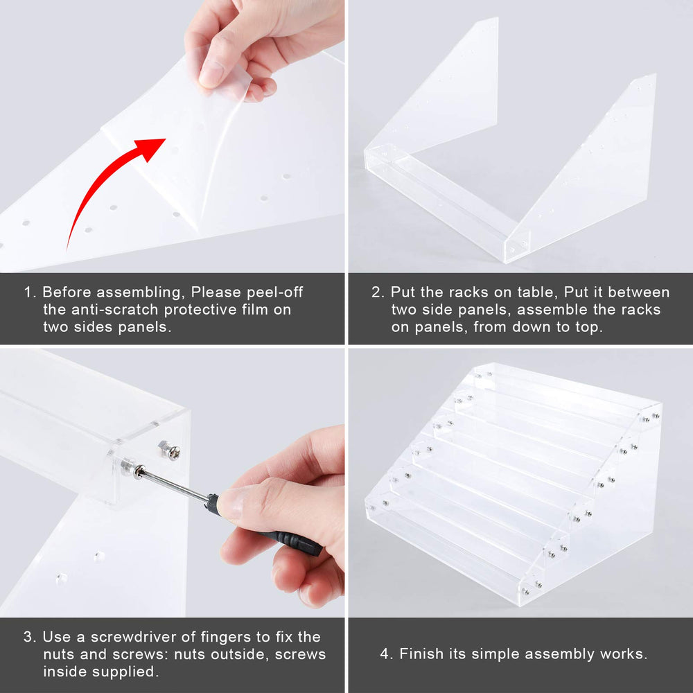 BTremary acrylic stand blends sleek design with practical organization.