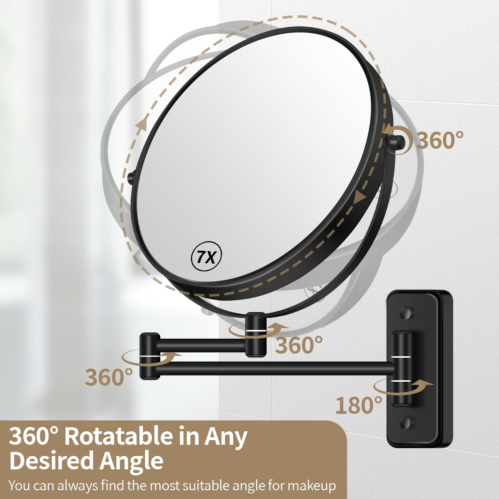 BTremary compact wall-mount folds against the wall to save space.