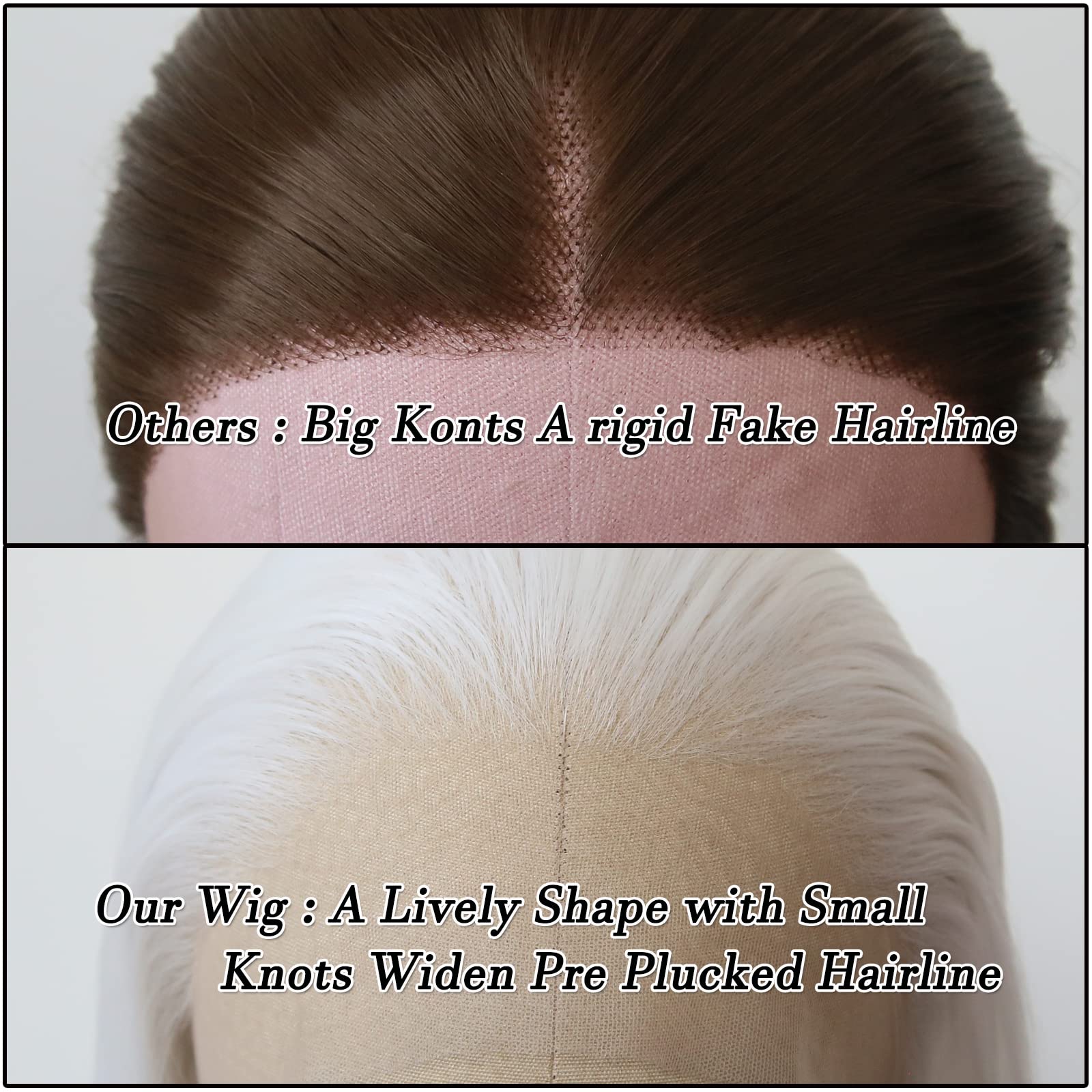 BTWTRY pre-plucked natural hairline lace-front detail enhances realistic scalp blending.