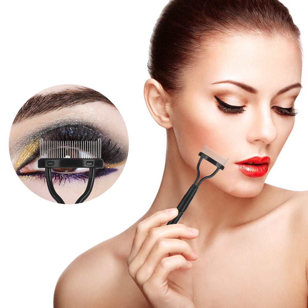BTYMS compact pink black lash tool set suitable for professional or home use