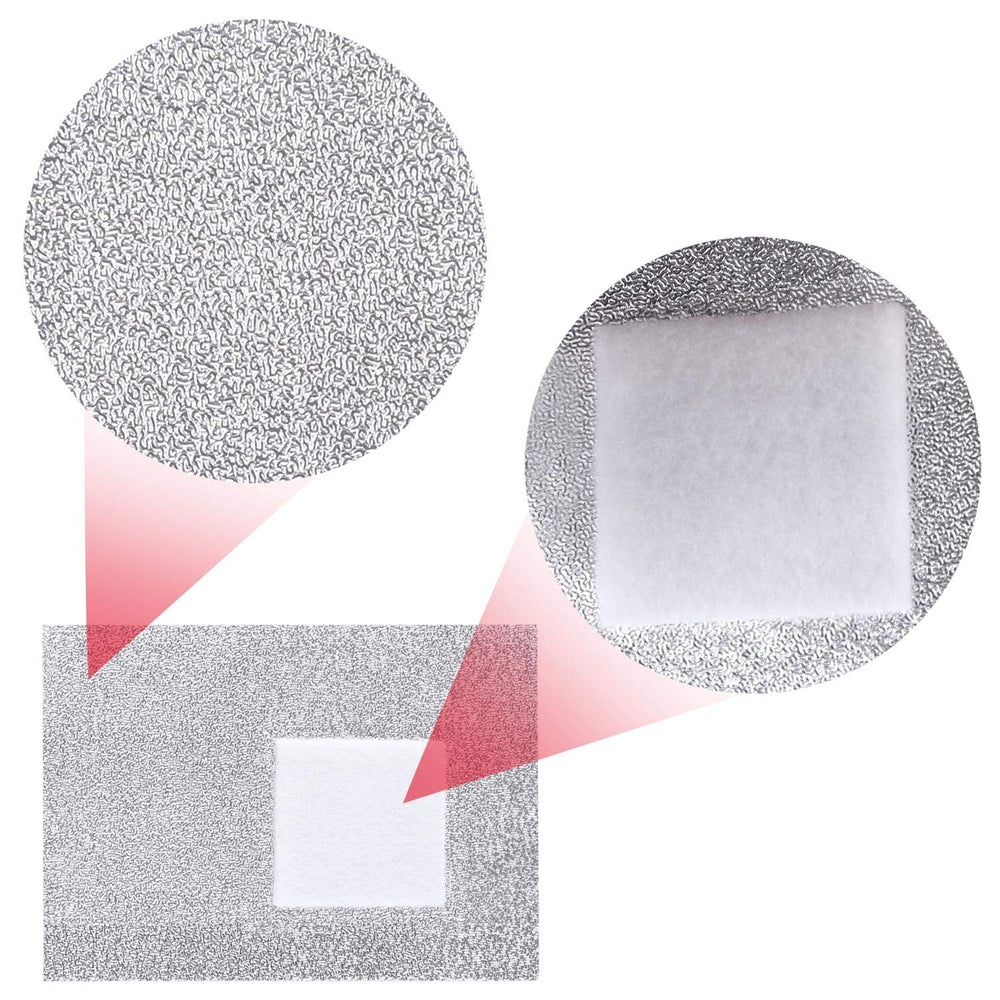 BTYMS cotton pad inside wrap highlights lint free surface for clean soak