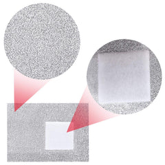 BTYMS cotton pad inside wrap highlights lint free surface for clean soak
