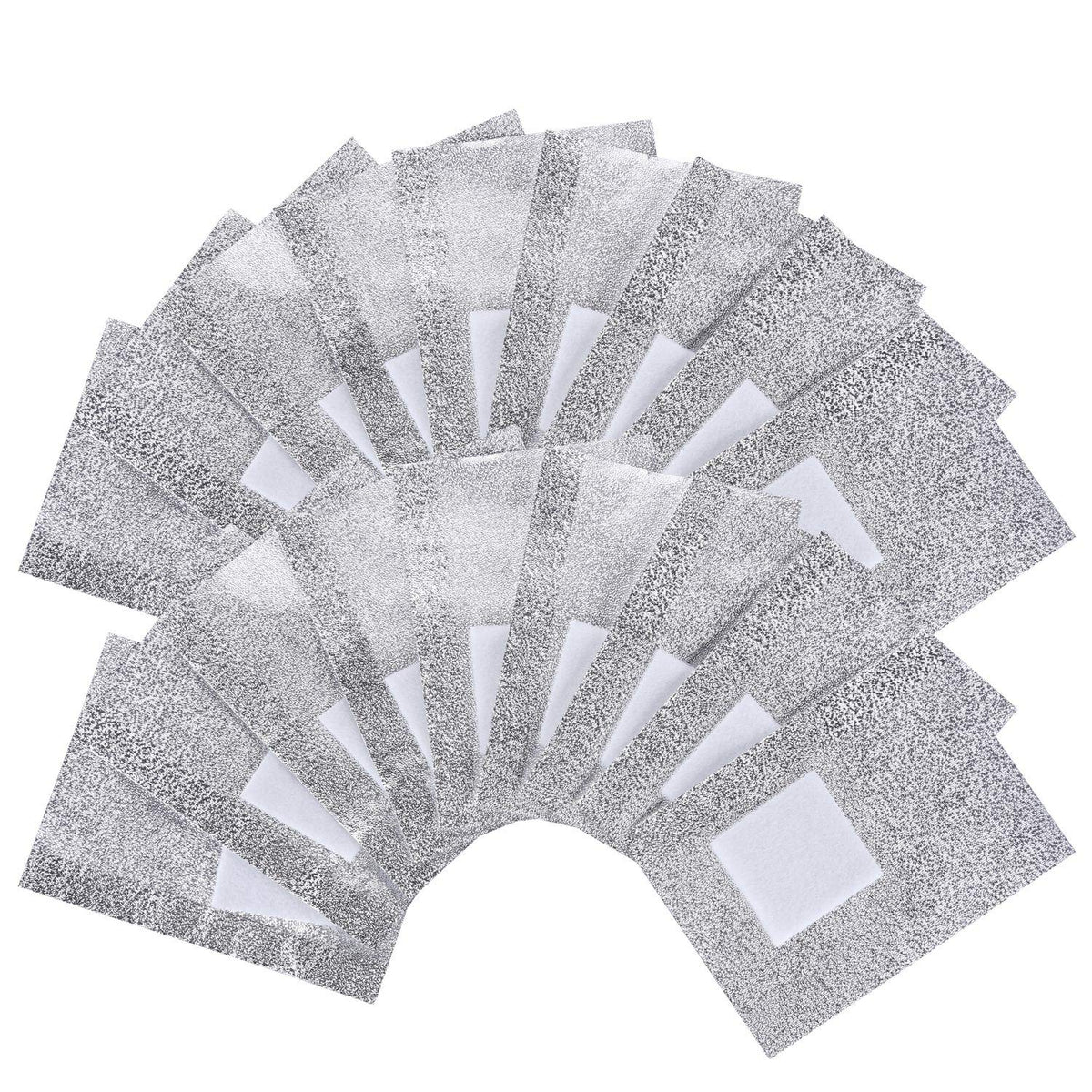 BTYMS gel nail remover wraps closeup shows thick foil wrap for efficient soak off