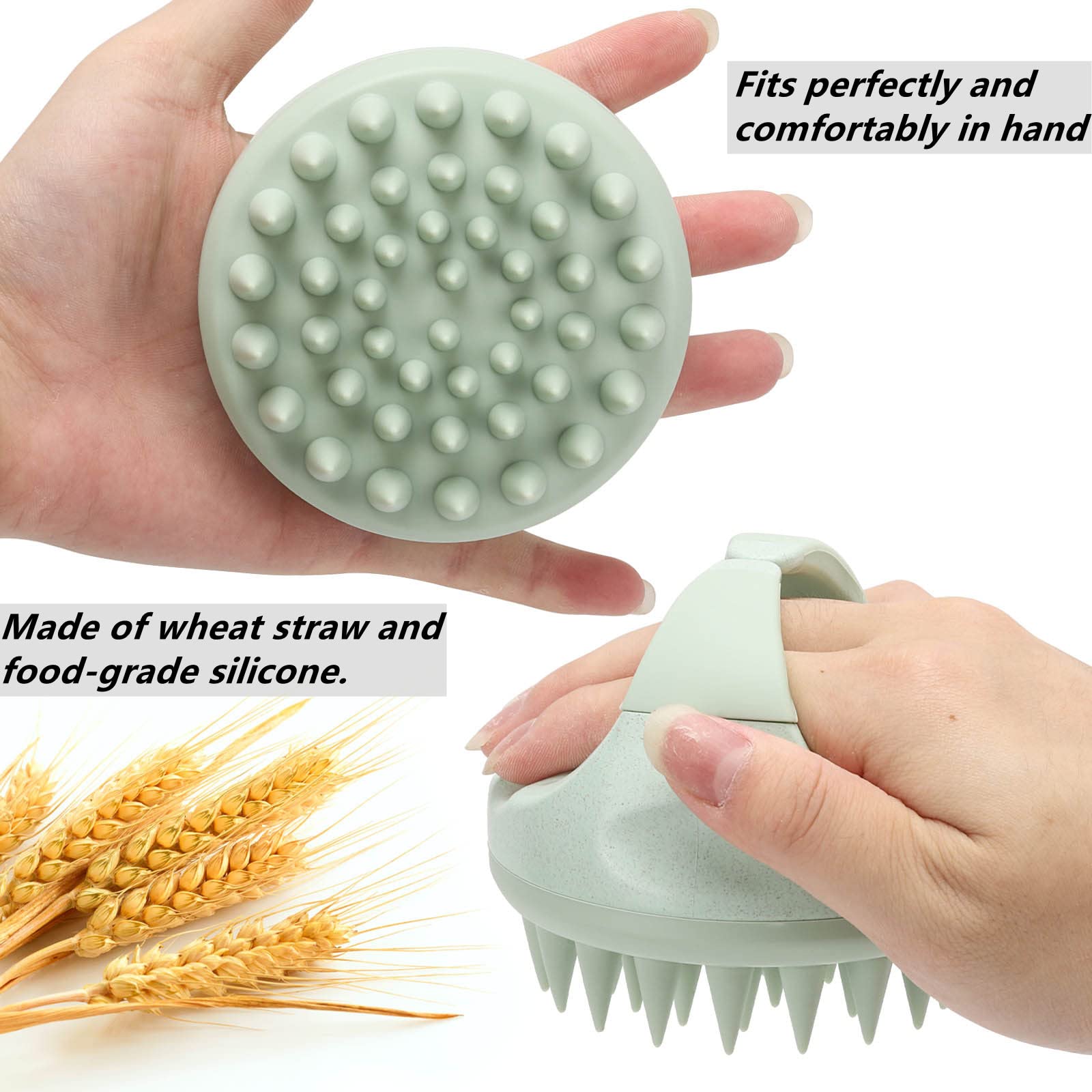 BTYMS massager used during shampoo application for root cleansing