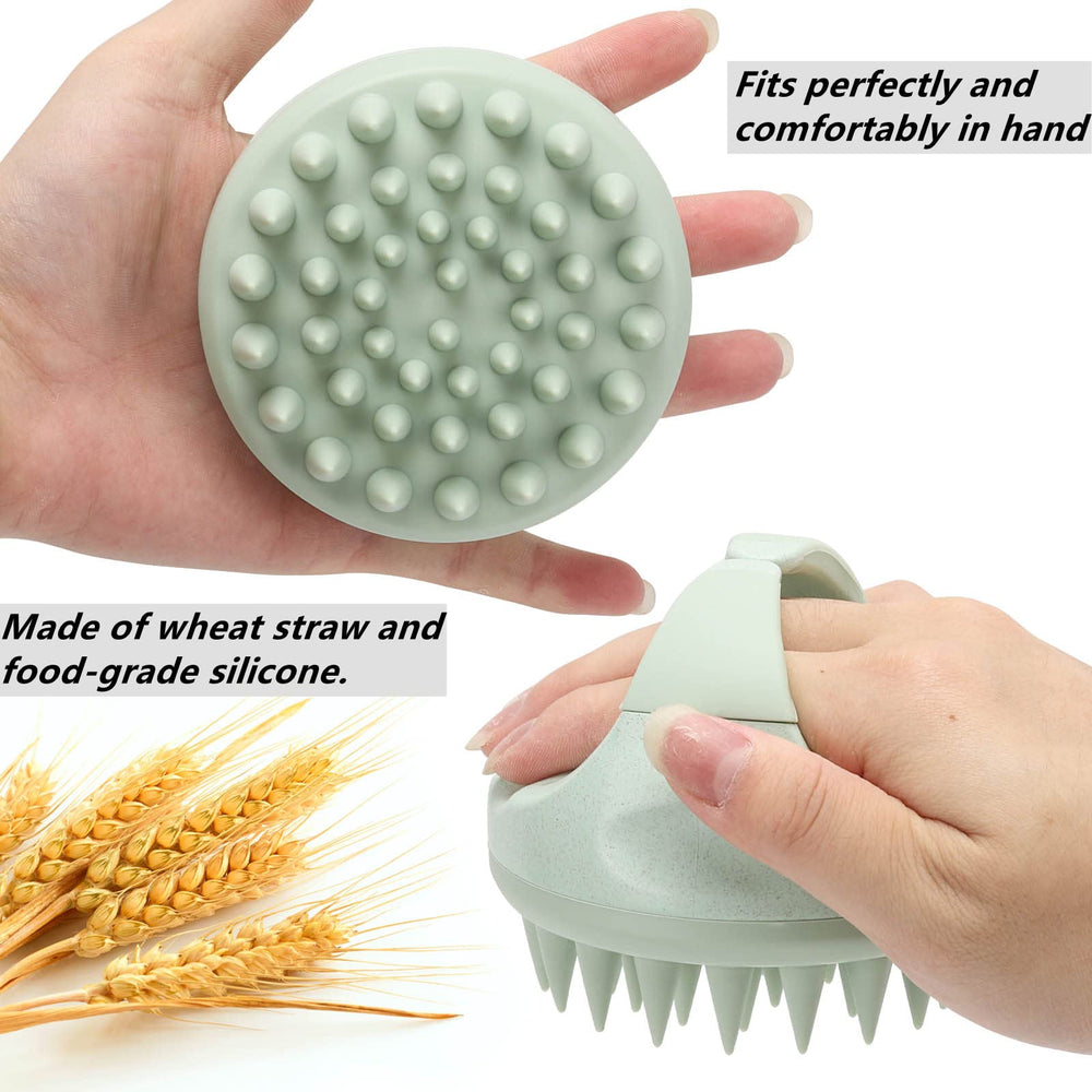 BTYMS massager used during shampoo application for root cleansing