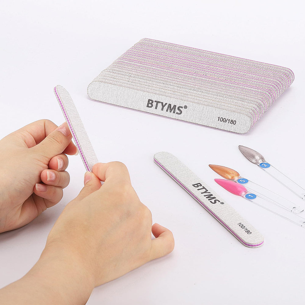 BTYMS bulk nail files set ideal for salon use and bulk sharing