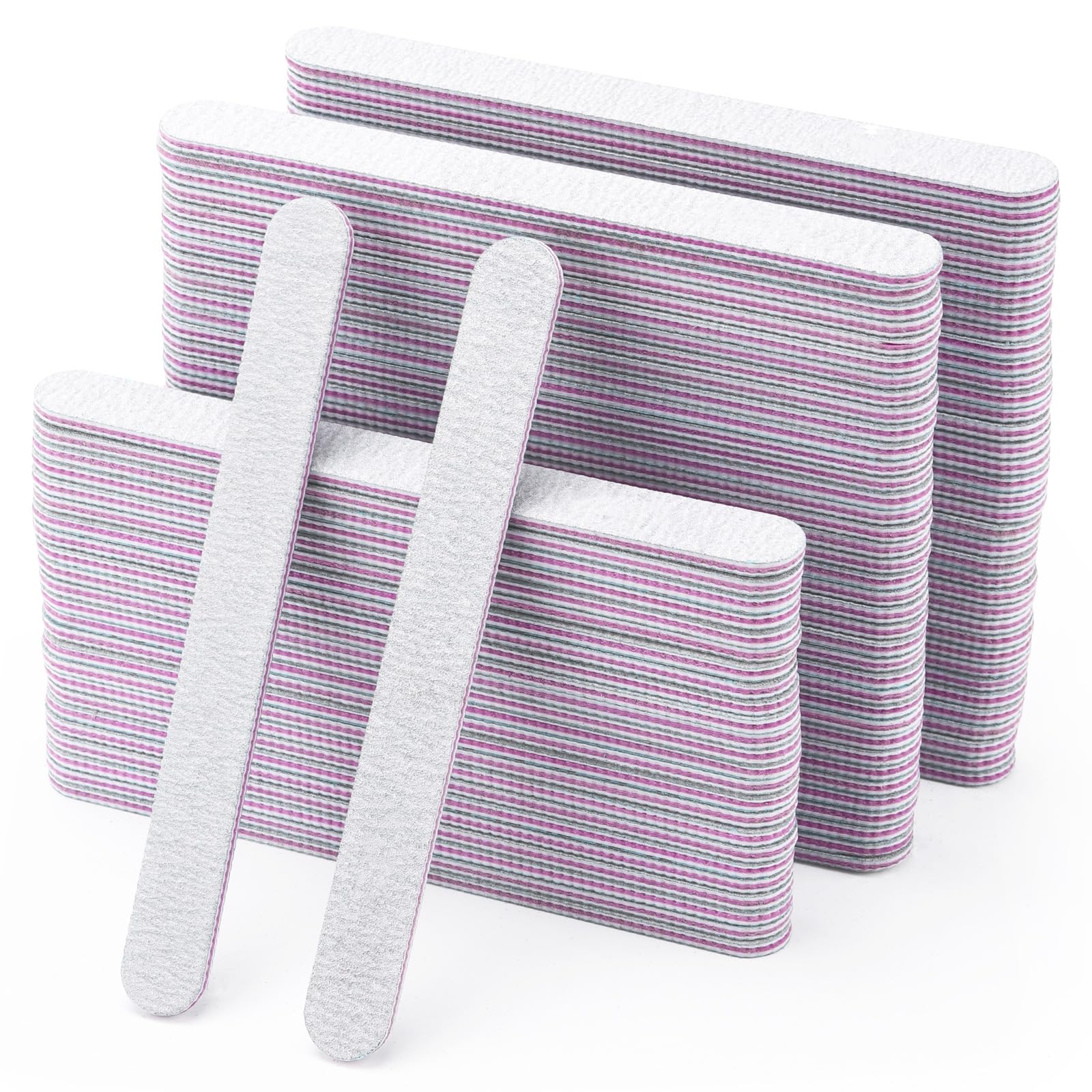 BTYMS nail files double-sided emery board 100/180 grit for versatile manicures