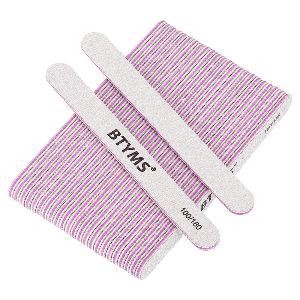 BTYMS nail files suitable for natural and artificial nails during manicure or pedicure