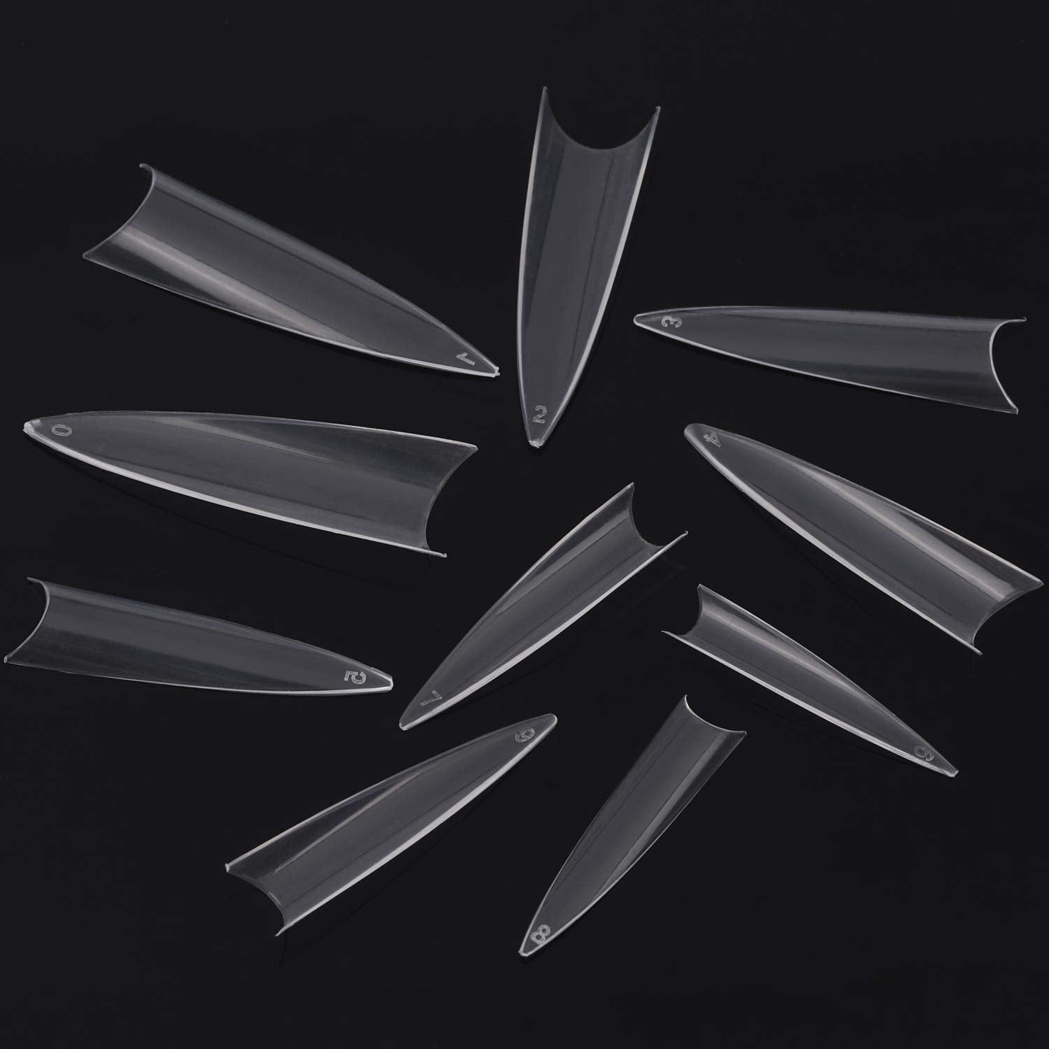 BTYMS stiletto tips with no odor support comfortable at-home use.
