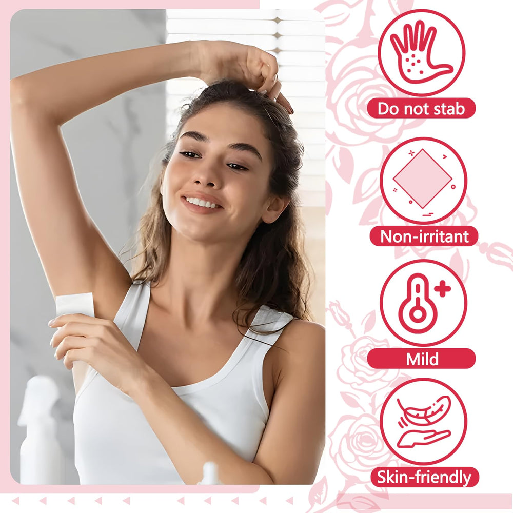 BUAEL mini deodorant wipes hypoallergenic formula suitable for sensitive skin.