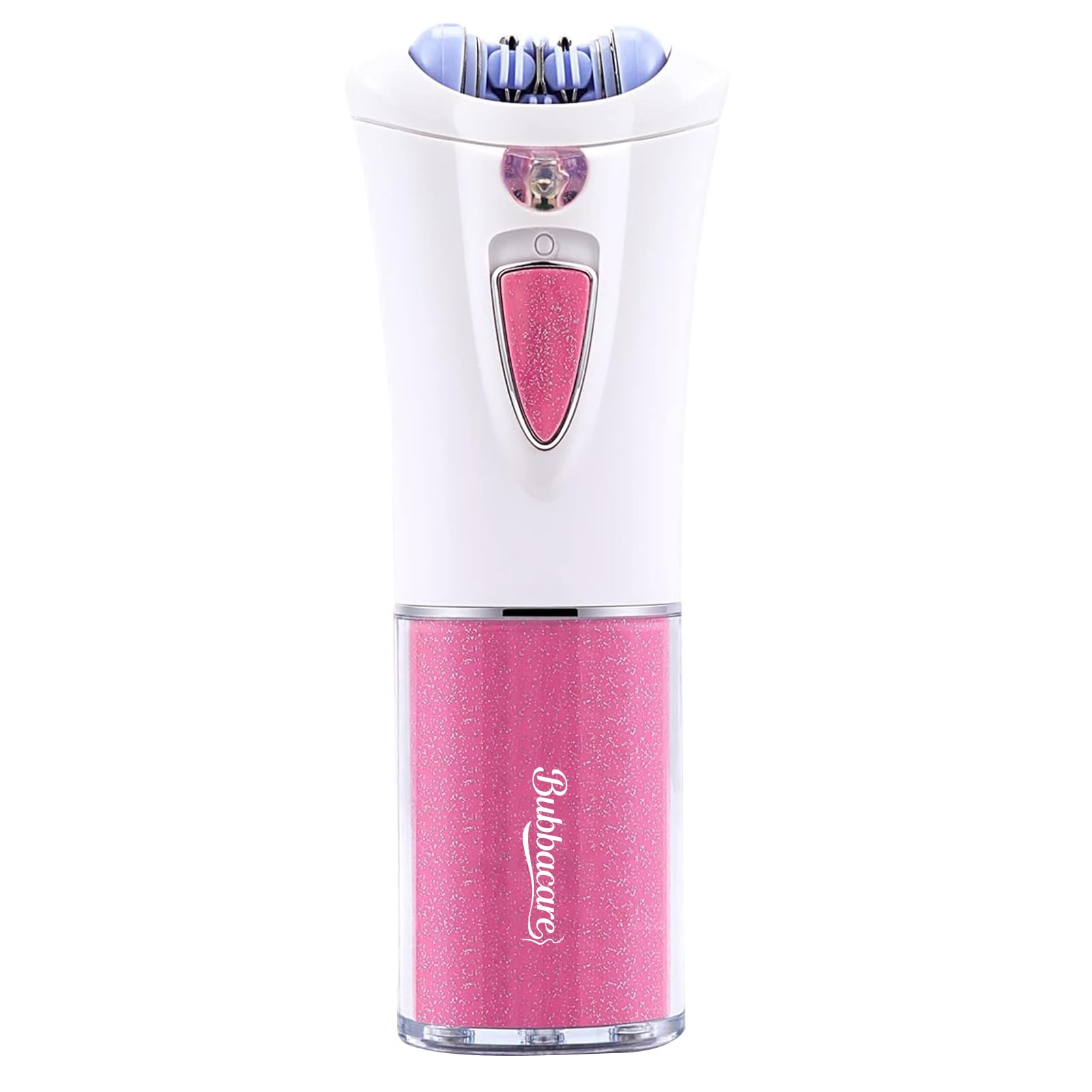 Bubbacare smooth glide epilator face front view for gentle at-home hair removal