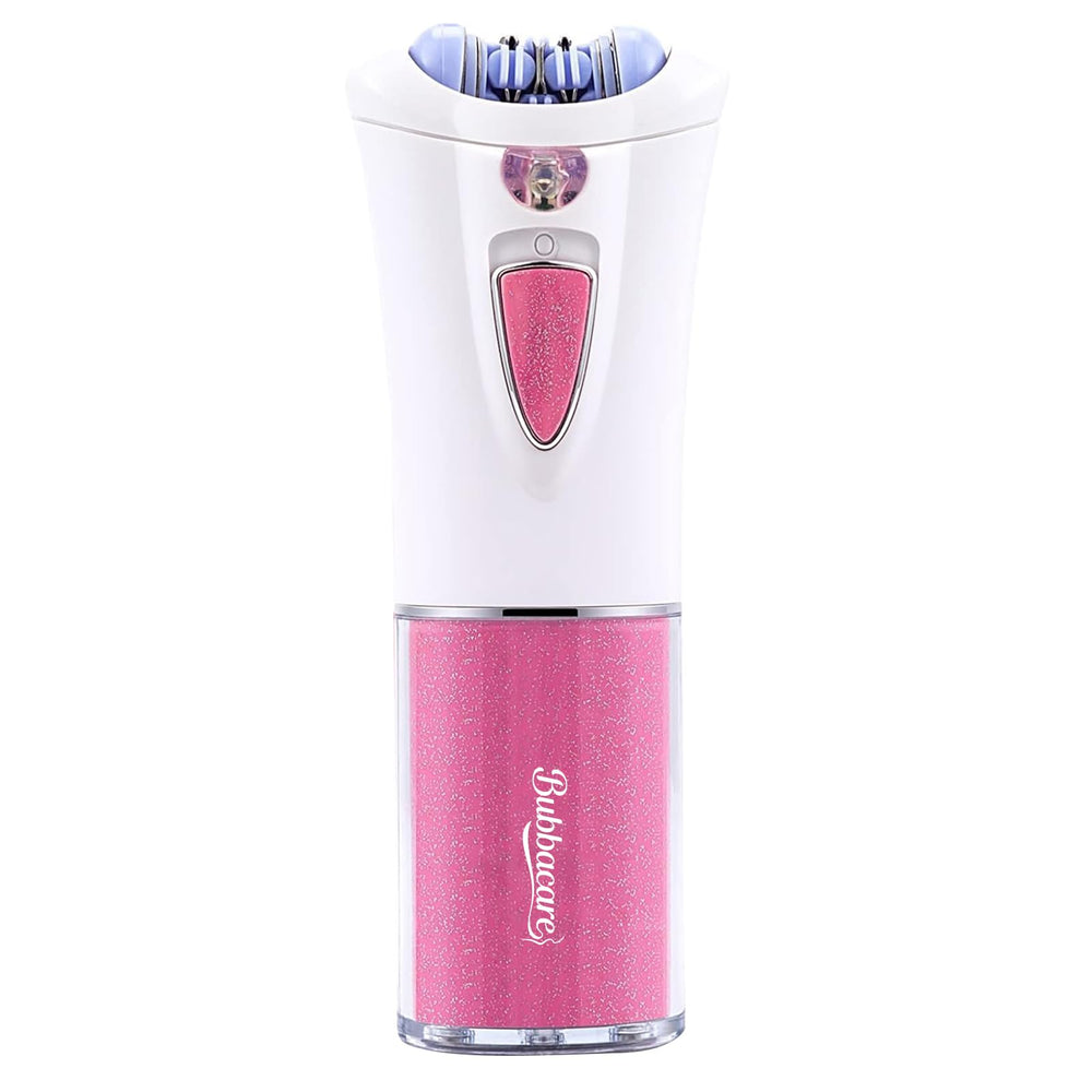 Bubbacare smooth glide epilator face front view for gentle at-home hair removal