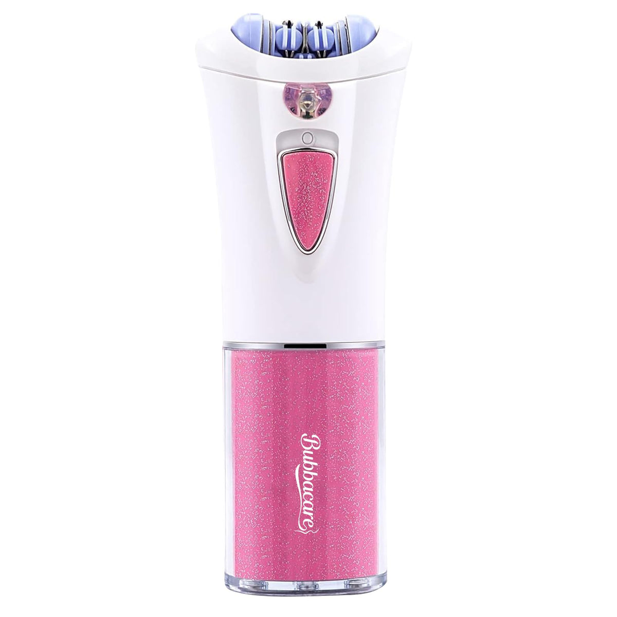 Bubbacare smooth glide epilator face front view for gentle at-home hair removal