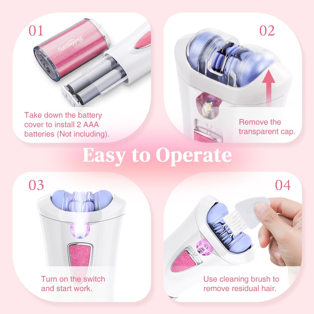 Bubbacare smooth glide epilator storage bag keeps your tool organized