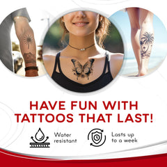 BubblePop water-resistant temporary tattoo paper ready for active wear