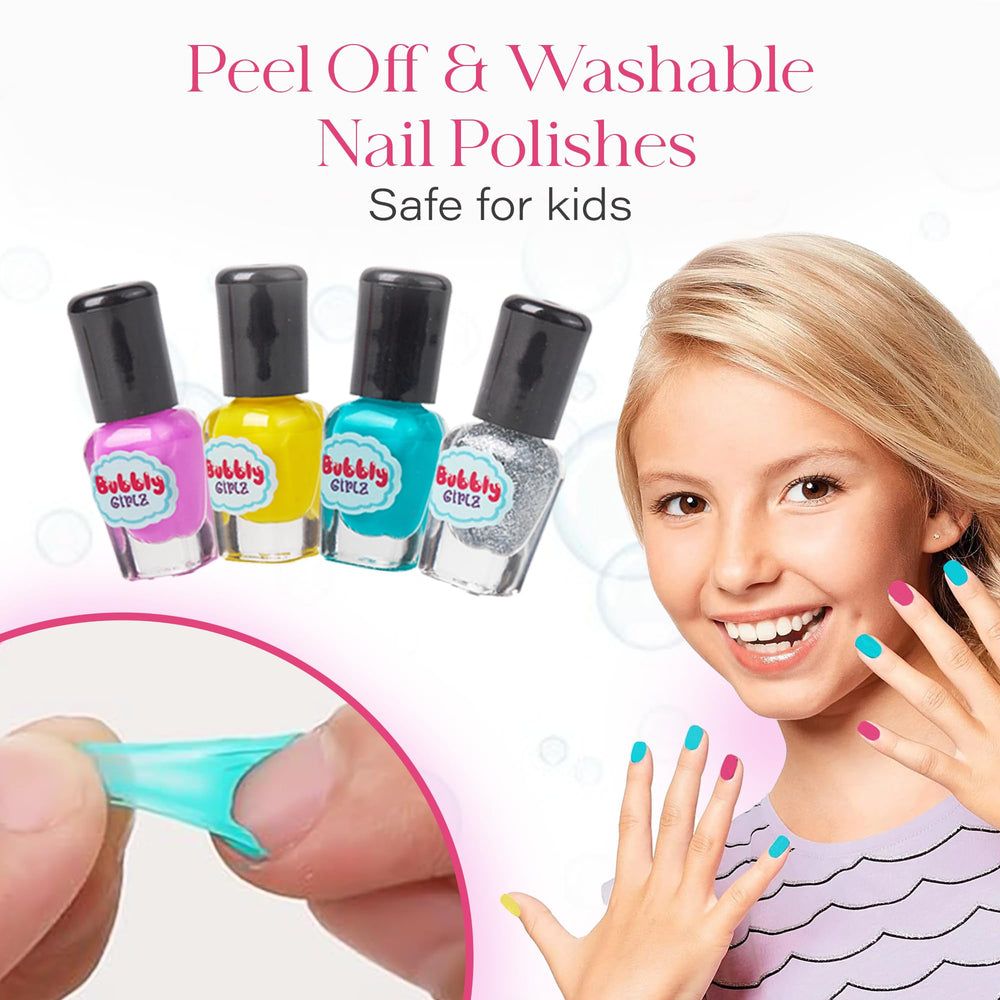 Bubbly Girlz pedicure tools enable pretend professional spa sessions at home.