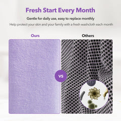 BubblyMe back-scrub-coverage demonstrates full-body reach for easier showers.
