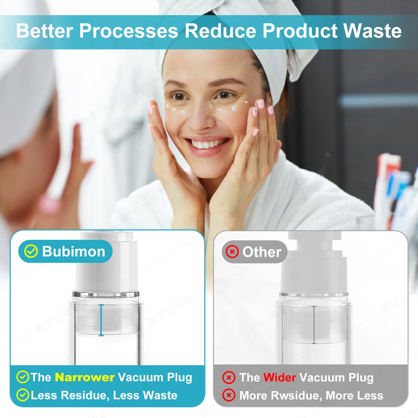 Bubimon funnels, labels and spatulas included for clean transfer and labeling