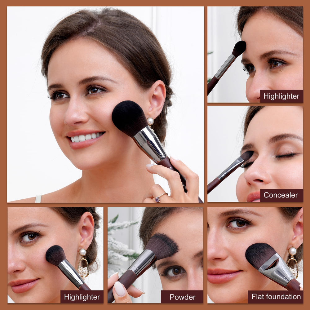 Bueart Design 38pc contour brush for precise sculpting