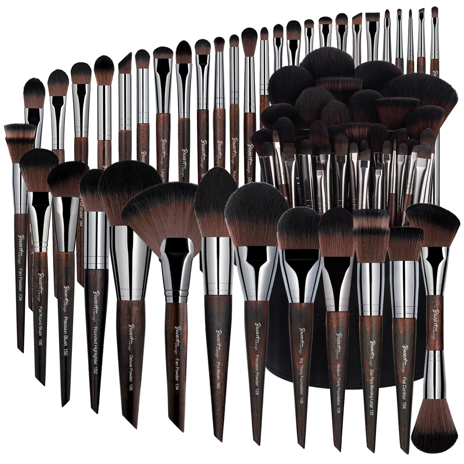 Bueart Design 38pc foundation brush for flawless base application