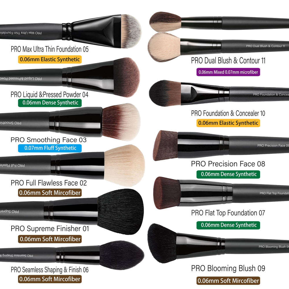 Bueart Design eyeshadow brush enables precise crease free layering
