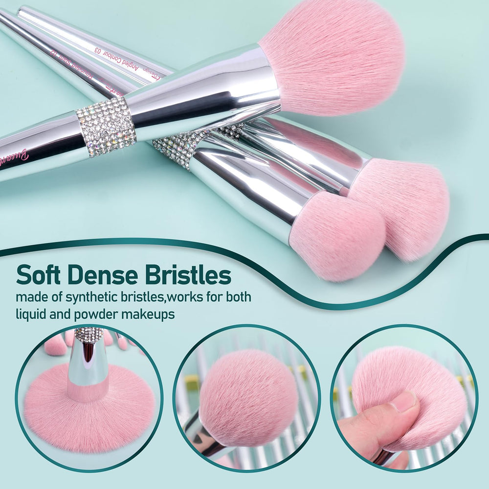Bueart Design domed blender brush for seamless blending and soft edges.