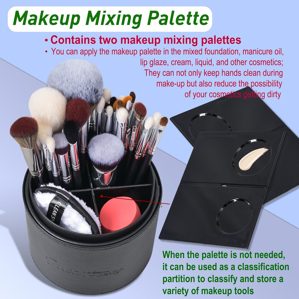 Bueart Design 100% handcrafted handles ensure lasting sturdiness and precise control during makeup.