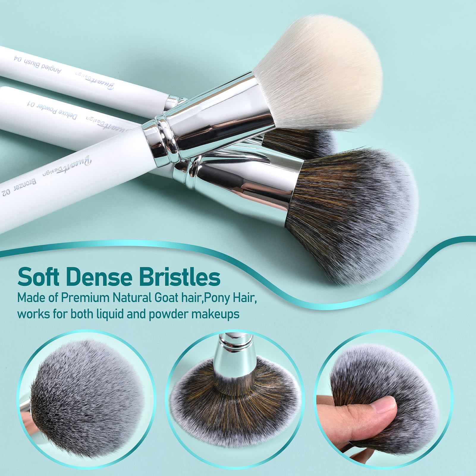 Bueart Design eyeshadow blender set for smooth transitions.