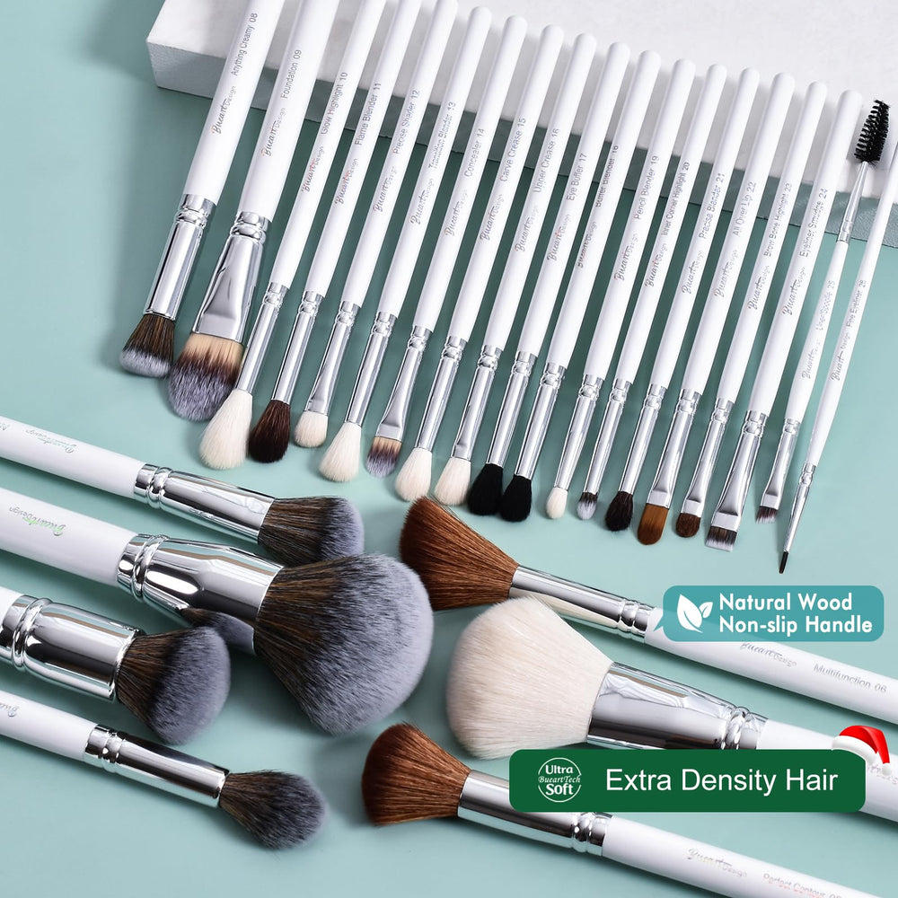 Bueart Design large foundation brush ideal for seamless base application.