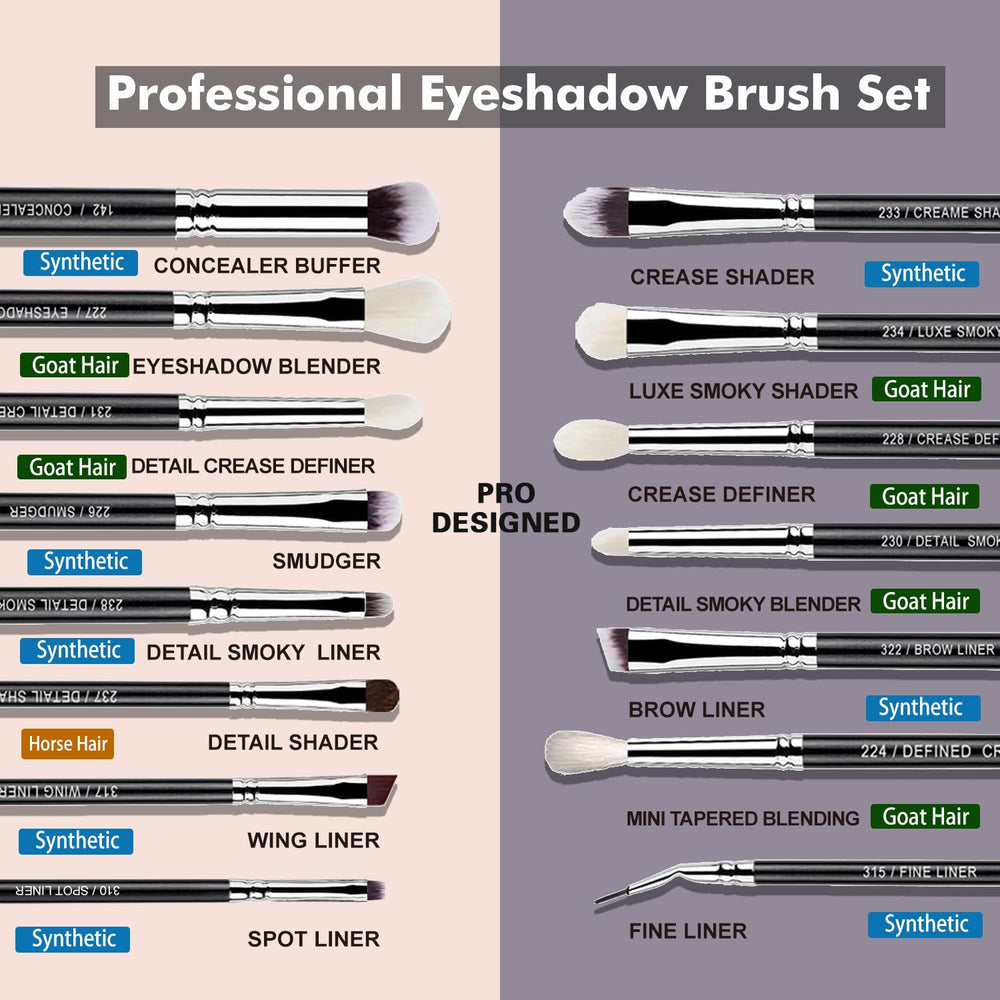 Bueart Design goat hair bristles close-up – ultra-soft texture for seamless powder application