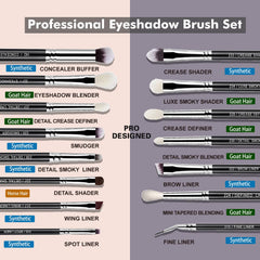 Bueart Design goat hair bristles close-up – ultra-soft texture for seamless powder application