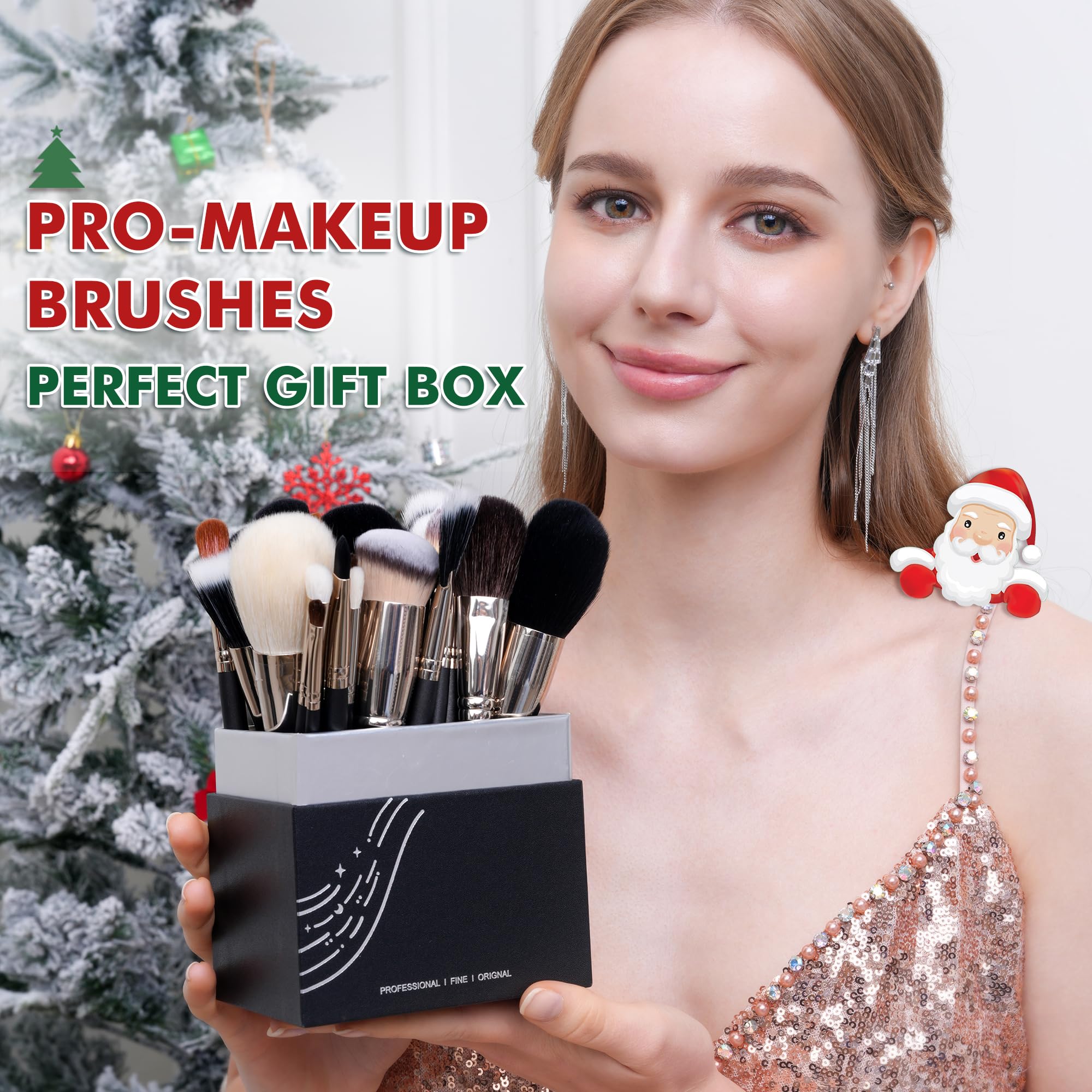 Horse-hair brush by BUEART DESIGN for precise texture and control.