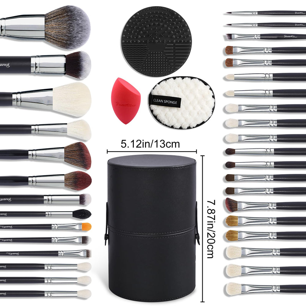 Bueart Design labeled brushes with numbers help you identify tools quickly and confidently.