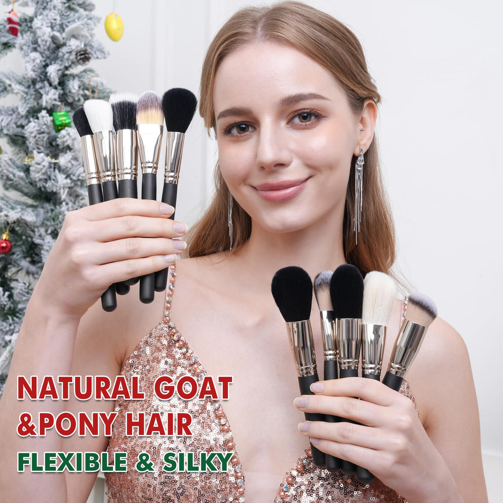 Individually numbered brushes from BUEART DESIGN for quick identification.