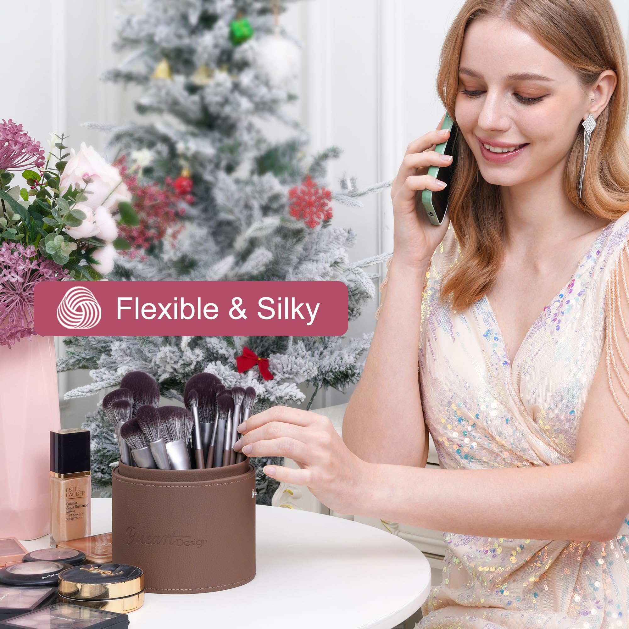 Bueart Design labeled makeup brushes remove guesswork for faster routine