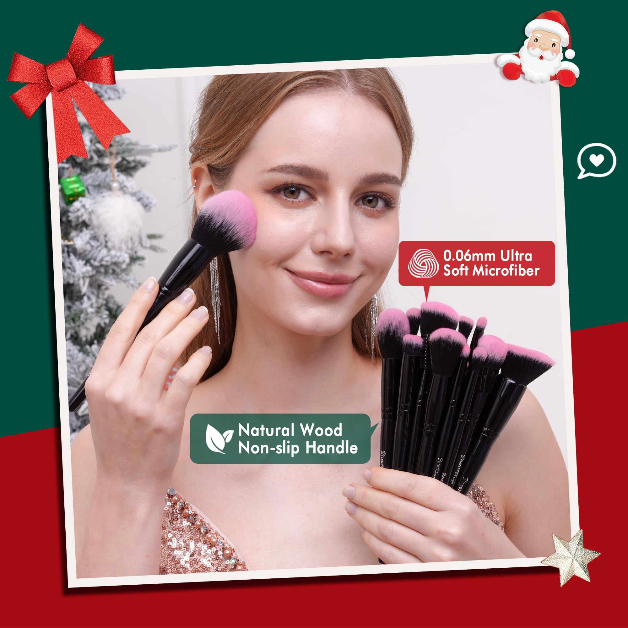 Bueart Design ultimate blending brush with soft-density bristles for seamless makeup blends.