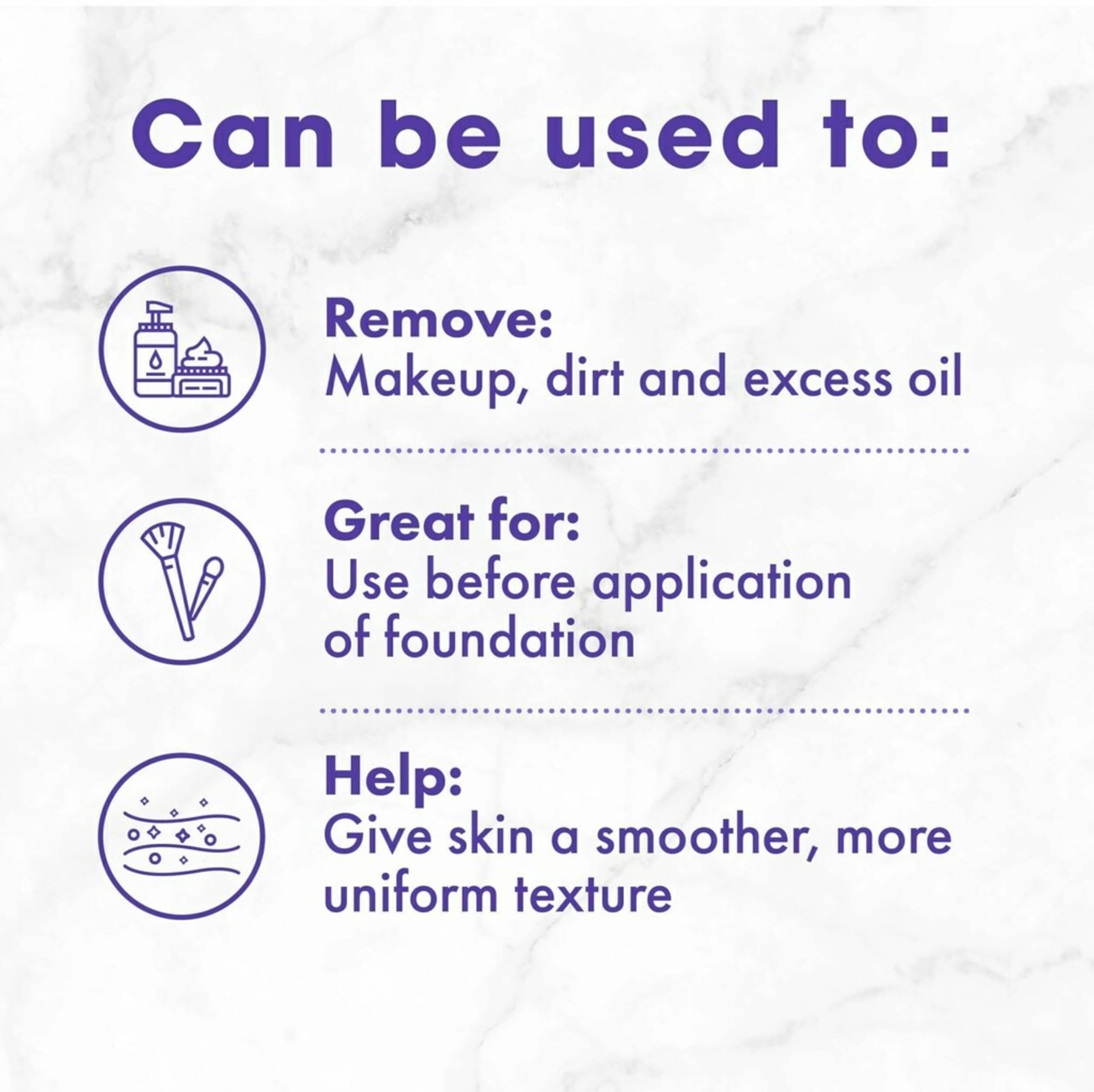 Buf-Puf skin prep for moisturizer shows optimal exfoliation before hydration.