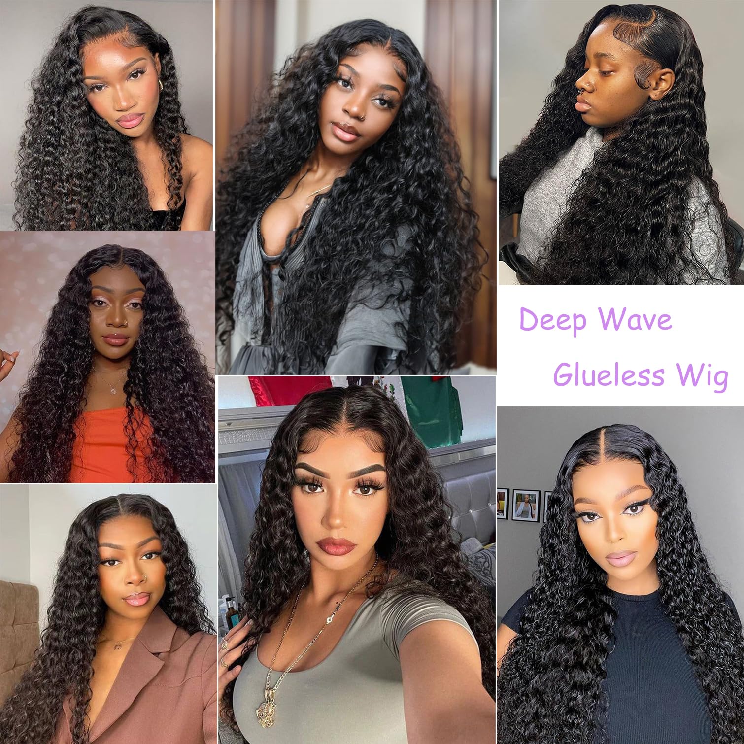 Bugtum glueless wigs wear and go look on model for easy styling
